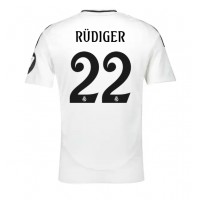 Camiseta Real Madrid Antonio Rudiger #22 Primera Equipación 2024-25 manga corta